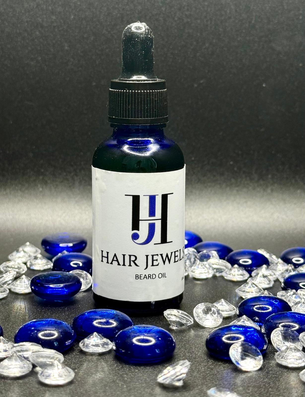 Hair Jewels nourishing beard oil for softening and shine