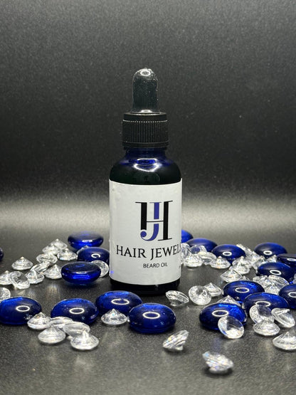 Beard Oil bottle from Hair Jewels
